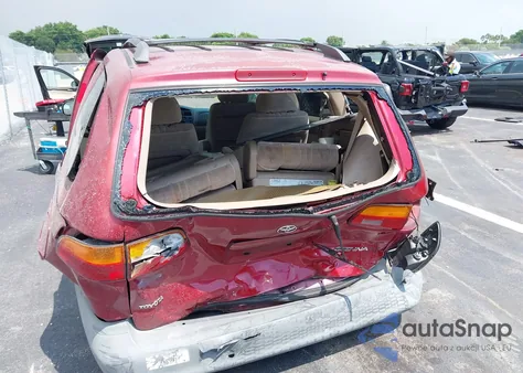 2000 Toyota Sienna Le из США, поврежденный, VIN 4T3ZF13C8YU185892